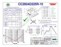 CC2824D225R-10 Datasheet Cover