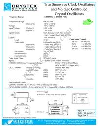 CCO-083-200.000 Datasheet Page 2