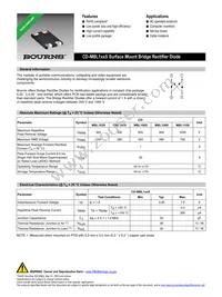 CD-MBL108S Datasheet Cover