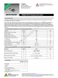 CD0603-S01575 Datasheet Cover