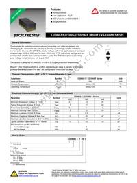 CD0603-T12C Datasheet Cover