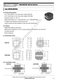 CD105NP-221KC Datasheet Cover