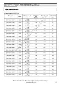 CD105NP-221KC Datasheet Page 2