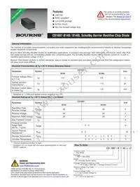 CD1607-B140LLF Datasheet Cover