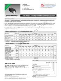 CD214A-B190LF Datasheet Cover