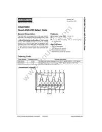 CD4019BCN Datasheet Cover