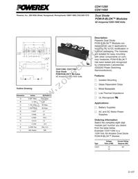 CD411260 Datasheet Cover