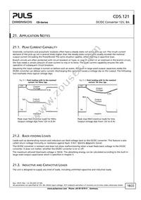 CD5.121 Datasheet Page 18