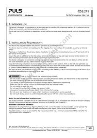 CD5.241 Datasheet Page 3