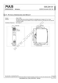 CD5.241-S1 Datasheet Page 17