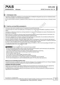 CD5.242 Datasheet Page 3