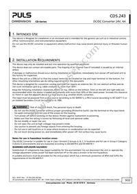 CD5.243 Datasheet Page 3