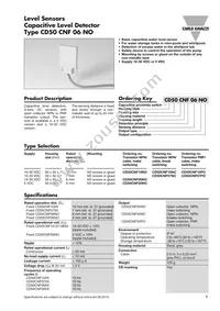 CD50CNF06NO Datasheet Cover