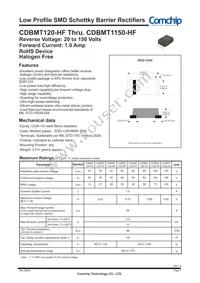 CDBMT180-HF Datasheet Cover