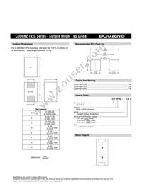 CDDFN2-T5.0C Datasheet Page 2