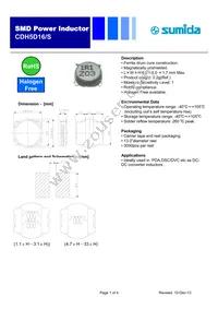 CDH5D14SNP-101MC Cover