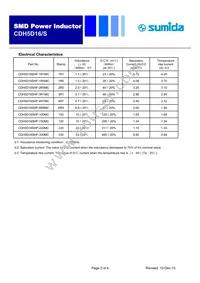 CDH5D14SNP-101MC Datasheet Page 2