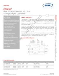 CDK2307DILP64 Datasheet Cover