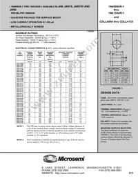 CDLL4115 Datasheet Cover