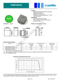 CDMT40D30HF-4R7NC Datasheet Cover