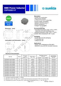CDPH28D11FNP-4R7MC Datasheet Cover