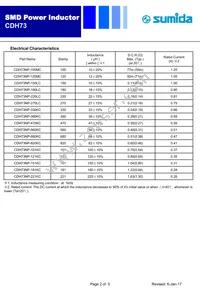 CDPH73NP-330NC Datasheet Page 2