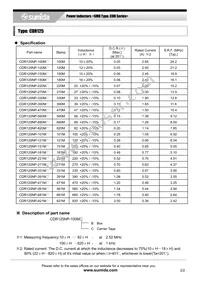 CDR125NP-330MC Datasheet Page 2
