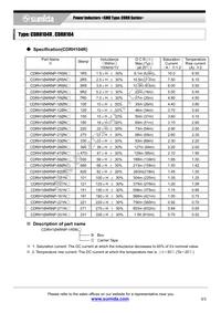 CDRH104R-470NC Datasheet Page 3