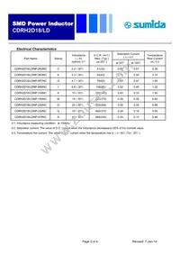 CDRH2D18/LDNP-330NC Datasheet Page 2
