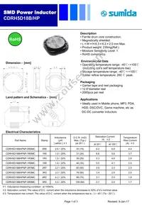 CDRH5D18BHPNP-4R2MC Datasheet Cover