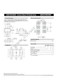 CDSC706-0504C Datasheet Page 2