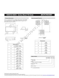 CDSOT23-0502U Datasheet Page 2