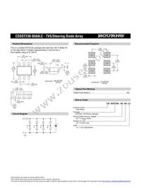 CDSOT236-0504LC Datasheet Page 2