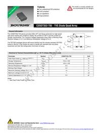 CDSOT353-T05 Datasheet Cover