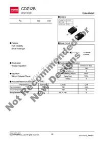 CDZT2R12B Datasheet Cover