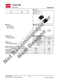 CDZT2R3.9B Datasheet Cover