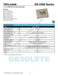 CE1050TP Datasheet Cover