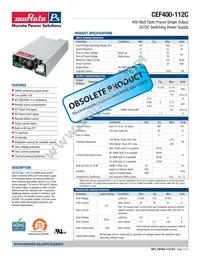 CEF400-112C Datasheet Cover