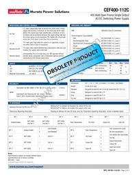 CEF400-112C Datasheet Page 2