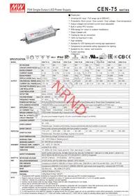 CEN-75-48 Datasheet Cover