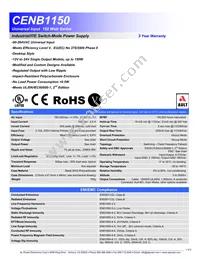 CENB1150A1851F01 Datasheet Cover