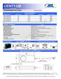 CENT1120A4803F01 Datasheet Page 2