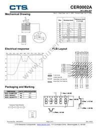 CER0002A Datasheet Page 2