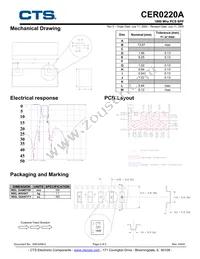 CER0220A Datasheet Page 2