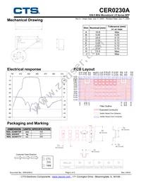 CER0230A Datasheet Page 2