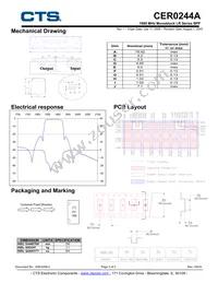 CER0244A Datasheet Page 2