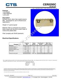 CER0295C Datasheet Cover