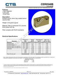 CER0548B Datasheet Cover