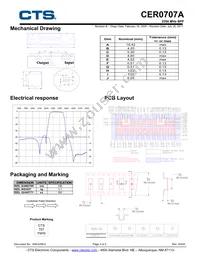 CER0707A Datasheet Page 2