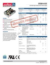CF200-A12C Datasheet Cover